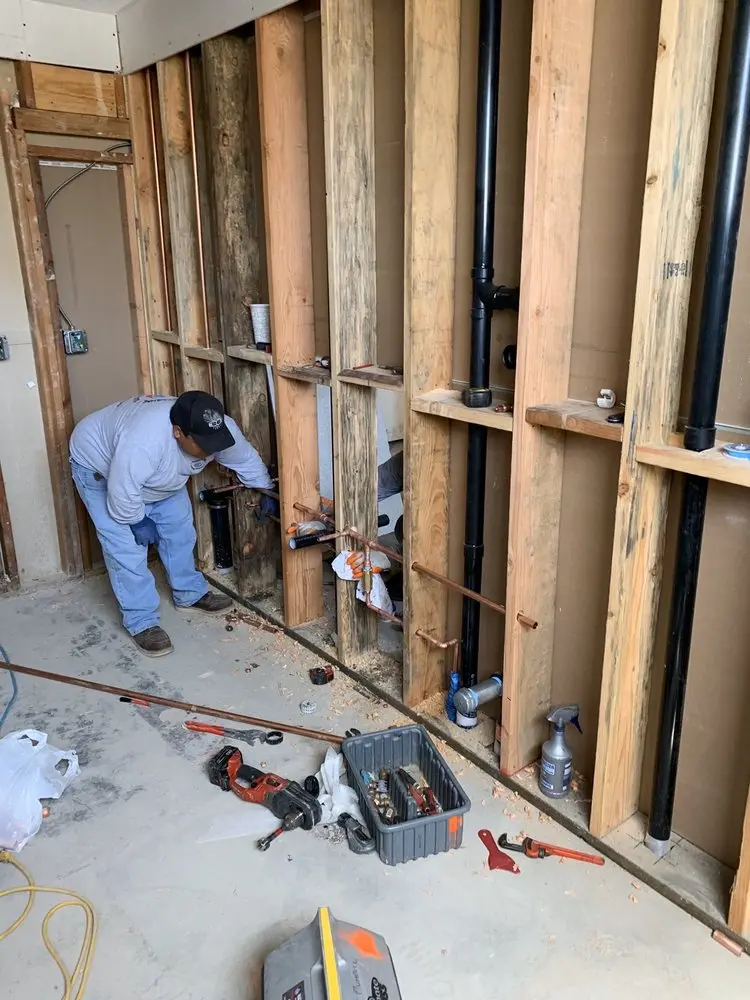 Commercial rough-in plumbing for Water Heater Replacement in Decatur